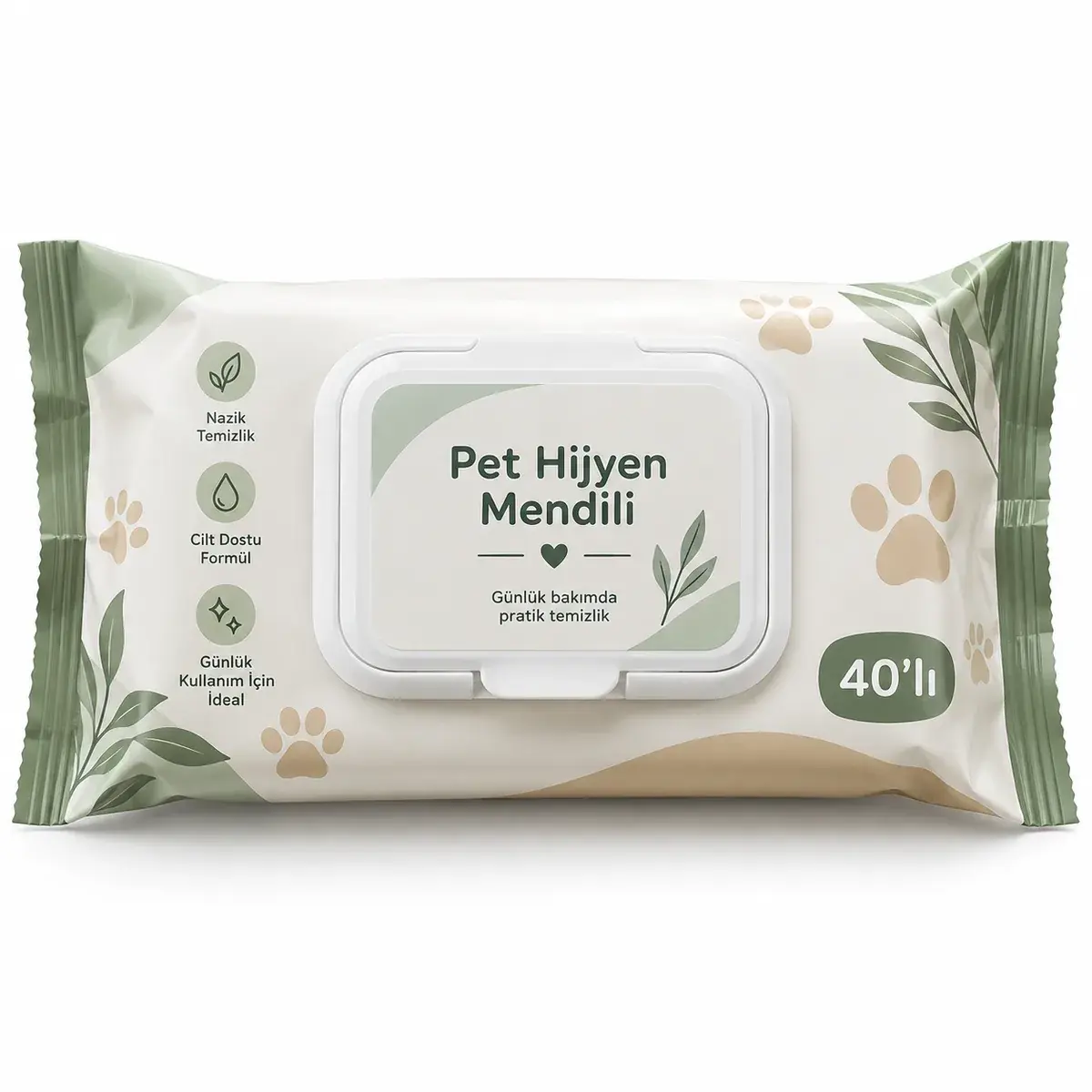 Pet Hijyen Mendili 40'lı
